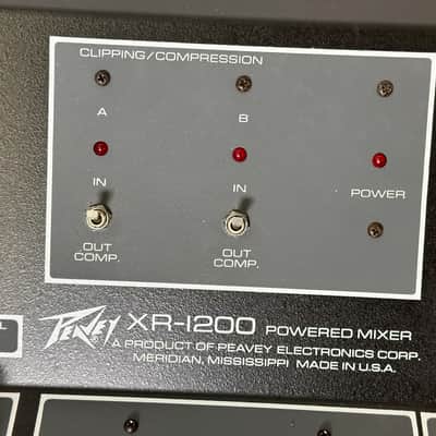Peavey XR-1200 Mixer Stereo Powered Mixing Console Board image 6