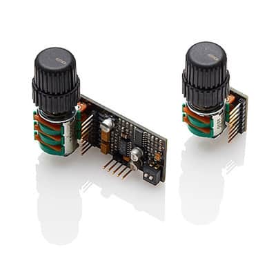 EMG BQC Control 1 or 2-Pickup 2-Knob 3-Band Treb/Bass Stack - Mid/Mid Stack image 3