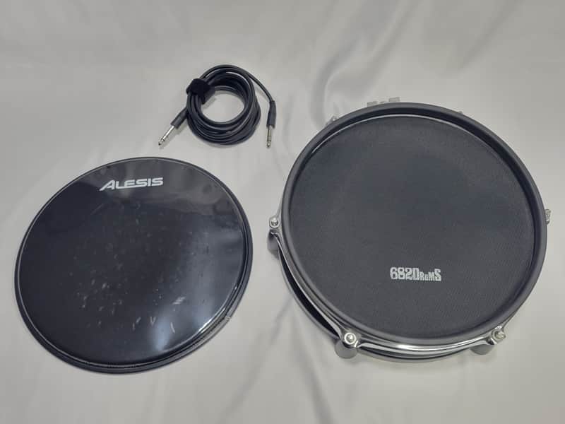 Alesis RealHead (w/ Mesh) 10" Dual-Zone Electronic Drum Pad 2010s - Black image 1
