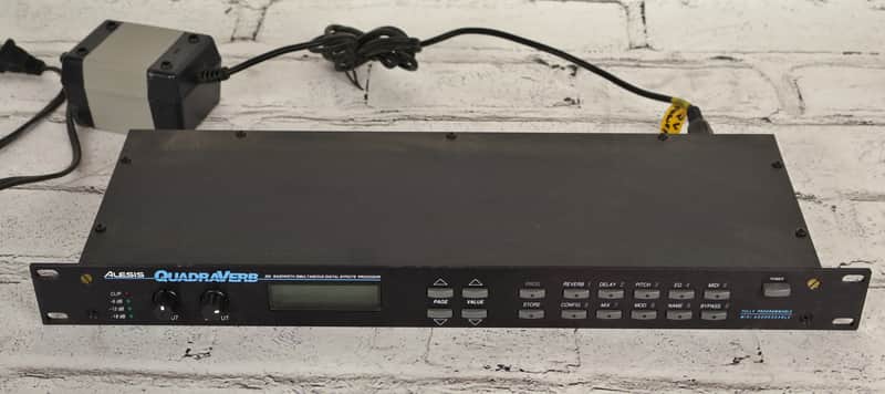 Alesis Quadraverb Multi-Effects Processor Rackmount with Power Supply image 1