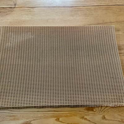 Original Vintage 1961 Wheat Brown Fender Grill Cloth *Brown Super 1961 2x10 Original Grill* image 2