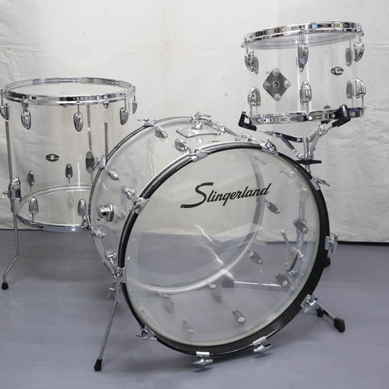 1970s Slingerland Phantom Acrylic 22.13.16 Acrylic