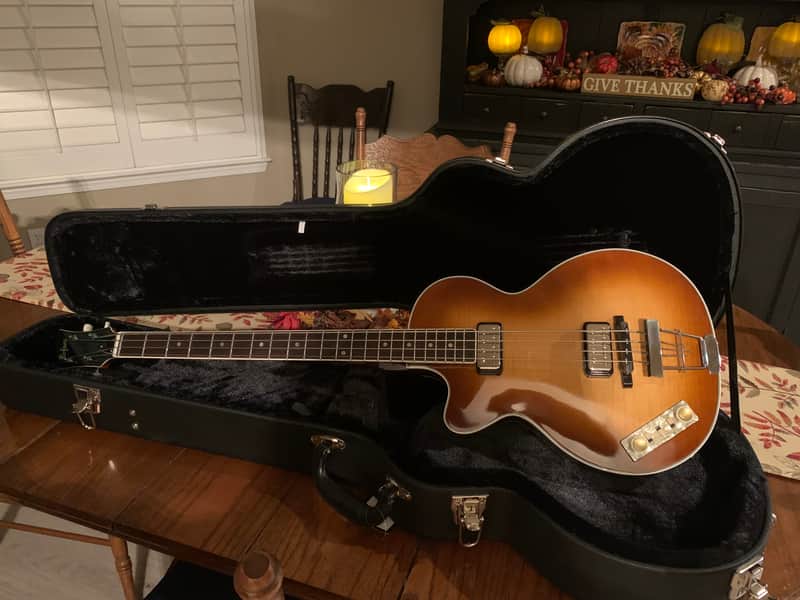 Left Handed Hofner 500/2 Club Bass image 1
