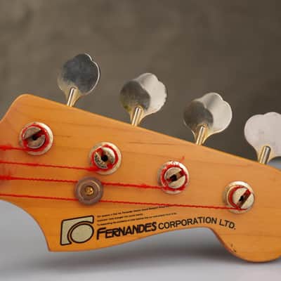 Fernandes RJB-75-60 Jazz Bass MIJ "Lawsuit Era" w/ Fender Case #59217 image 12