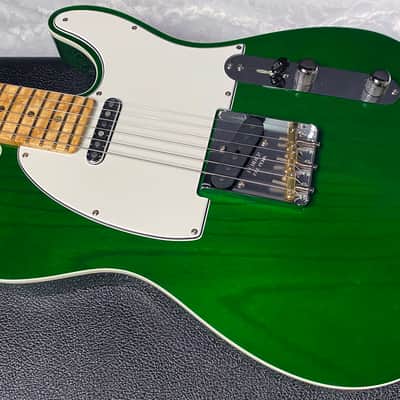 NEW! Fender American Custom Telecaster - Birdseye Maple Neck - Emerald Green Transparent - 7.3lbs - Authorized Dealer - G07548 image 9