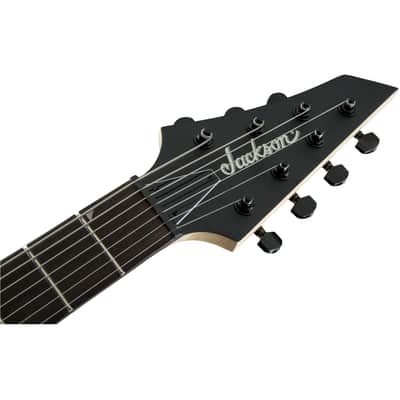 Jackson JS22-7 Dinky Arch Top DKA HT, Amaranth Fingerboard, Satin Black image 9