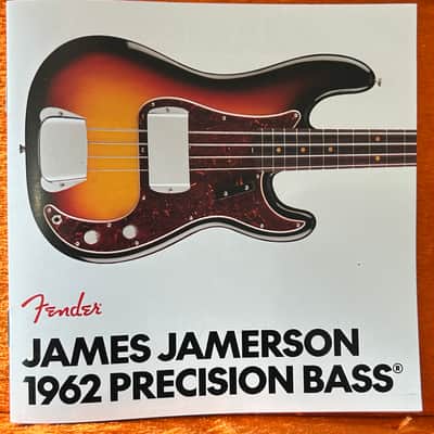 Fender James Jamerson 1962 Precision Bass  2026 - 3-Tone Sunburst / 8lbs. 11.3oz. / #JJ260220 image 14