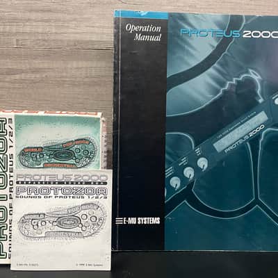 E-MU Systems Proteus 2000 MAXED OUT + Latest Firmware + Original Manual image 13