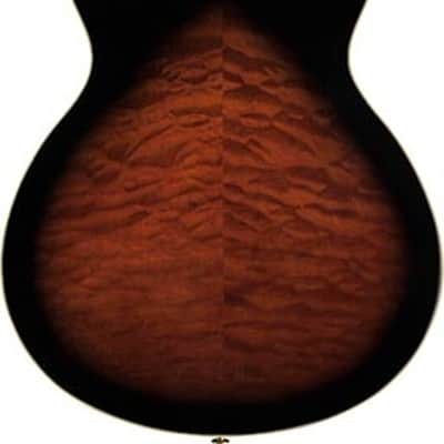Ibanez AS93QMSP DBS Artcore Semi Hollow Electric Guitar. Dark Brown Sunburst image 4