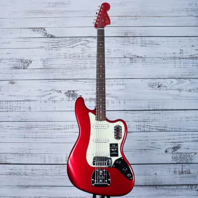 Fender Vintera III Early '60s 6-String Bass VI w/Tremolo | Candy Apple Red image 3