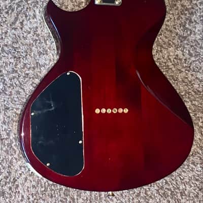 Vintage 1990s epiphone Nighthawk Standard Cherry Sunburst electric guitar image 5