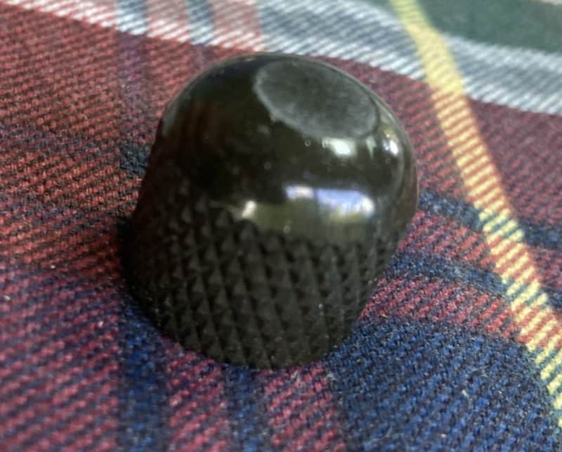 One Vintage 1980s Ibanez Japan RG Series Dome Guitar Knob- Push-On image 1
