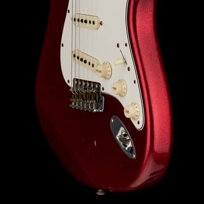 Mint Fender Custom Shop Limited Edition '69 Stratocaster Journeyman Relic - Aged Red Sparkle #81036 image 7