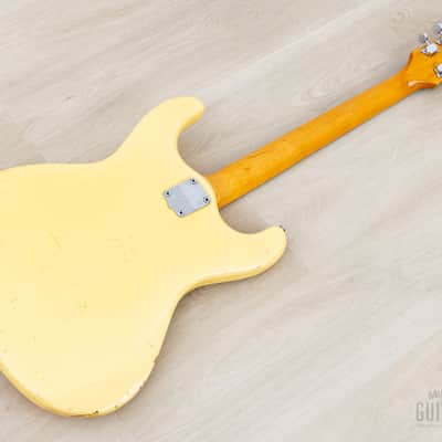1970s Mosrite Ventures Model “Avenger” Vintage Electric Guitar White w/ Moseley Vibrato, Firstman Japan image 14