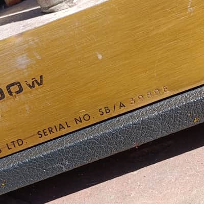 1973 Marshall Super Bass 100W - ORIGINAL image 8