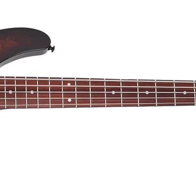 Schecter Diamond Series C-5 Standard Tobacco Burl image 1