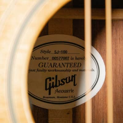 2007 Gibson SJ-100 image 2