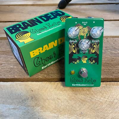 EarthQuaker Devices Ghost Echo Reverb V3 Limited Edition - Brain Dead Green / Yellow Graphic - #9506 image 2