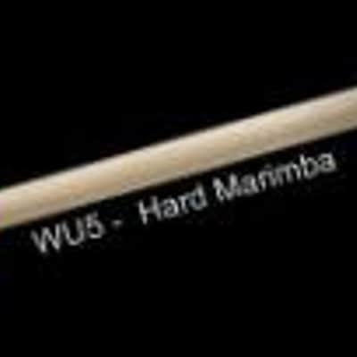 Innovative Percussion WU5 She-e Wu Series Hard Marimba Mallets - Electric Blue Yarn - Birch image 1