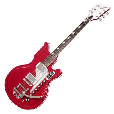 Airline Guitars '59 Newport DLX Red image 7