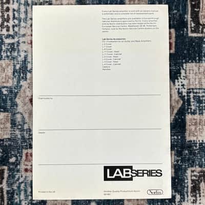 Gibson LAB Series Amplifier Dealer Catalogue! E21 image 3