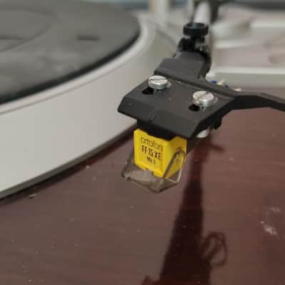 Denon DP 45F turntable in excellent condition, serviced; broken cover -F 1980's image 5