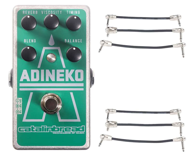 Catalinbread Adineko Oil Can Delay + 2x Gator Patch Cable 3 Pack image 1