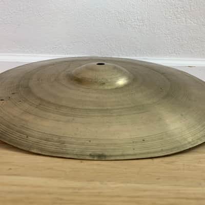 Zildjian 14" Turkish K Constantinople Thin Hi-Hat Crash Cymbal 1920s-30s 782g image 4