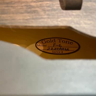 Gold Tone Manditar Mandolin F6  Satin Fast Shipping Acoustic/ Electric image 8