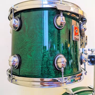 Premier Genista 12x10 Tom. Terraverdi (Green) Lacquer. Scandinavian Birch Shell. image 2