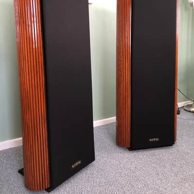 Infinity Kappa 8 Vintage Speakers ~FULLY RESTORED~ Piano Finish ! LOOK ! image 12
