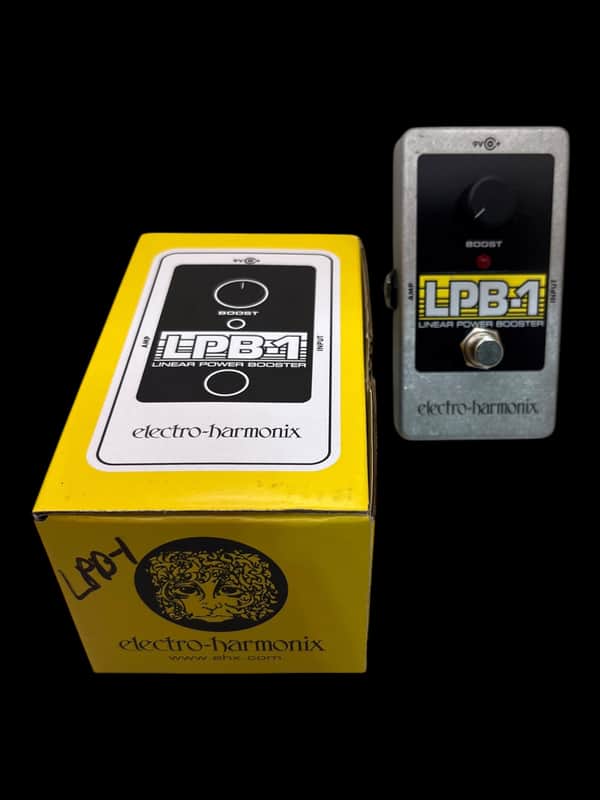 Electro-Harmonix LPB-1 Nano Linear Power Booster Preamp 2006 - Present - Black / Yellow / Gray X7483 image 1