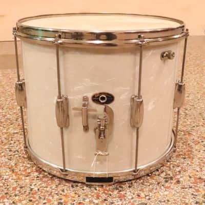 Slingerland 12X15" Snare Drum White Marine Pearl NOB Hardware Vintage 1950's