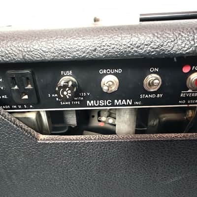 Music Man 410-HD One Thirty 2-Channel 130-Watt 4x10" Guitar Combo 1974 - 1979 - Black image 16