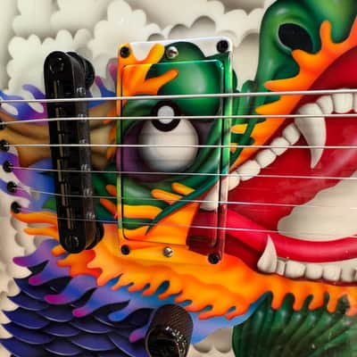 Jackson Dragon,  2003 Custom Shop- Hand painted image 2