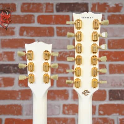 Gibson Custom Shop EDS-1275 Double Neck Alpine White 2008 w/OHSC image 10