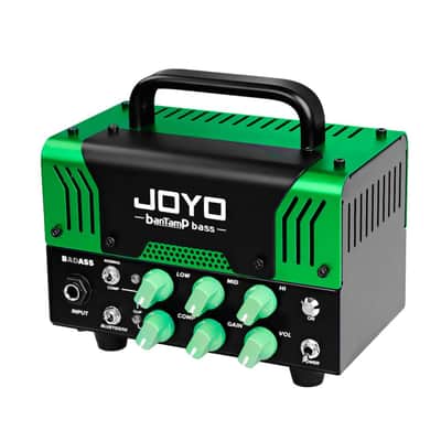JOYO Bass Mini Amp Head 50 Watt Preamp Hybrid Tube Power Amplifier Head with 3 Band EQ & Bluetooth (No Sound,Need Extra Speaker) Badass image 1