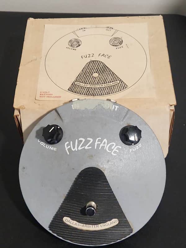 Vintage Dallas Arbiter Fuzz Face Pedal England Crest Audio 1980s Reissue Box image 1