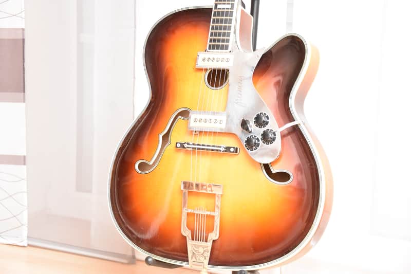 Fasan Archtop – RARE 17.7‘‘ 1950s Master Luthier Franz Sander German Vintage Jazz Guitar Gitarre image 1