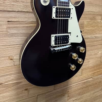 Epiphone "Inspired by Gibson Custom" Jeff Beck Signature '54 Les Paul Standard Guitar- Oxblood 8lbs 11oz w/hard case. New! image 5