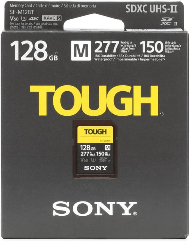 Sony SF-M128T M Tough Series UHS-II SDXC Memory Card - 128GB image 1