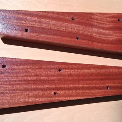 Roland Juno-106 Exotic African Sapele Replacement Wood Sides image 3