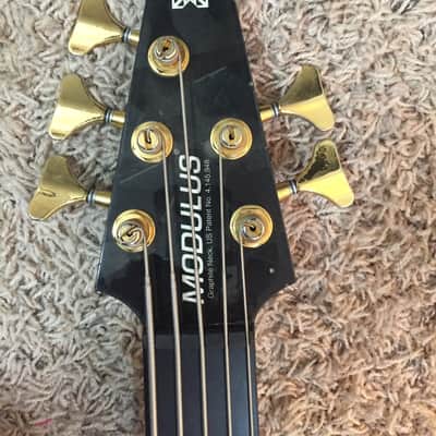 Modulus Quantum 5 TBX w/ Cocobolo top, Neck-through image 7