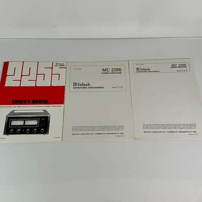 McIntosh MC2255 Stereo Power Amplifier image 19