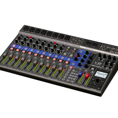 Zoom LiveTrak L-12 Digital Mixer & Multitrack Recorder, for Music, Podcasting, and More, 12-Input/ 14-Channel SD Recorder, 14-in/4-out USB Audio Interface, 5 Powered Headphone Outputs image 8