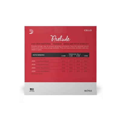 D'Addario Prelude Cello String Set | 1/2 Scale (Medium Tension) Bild 2