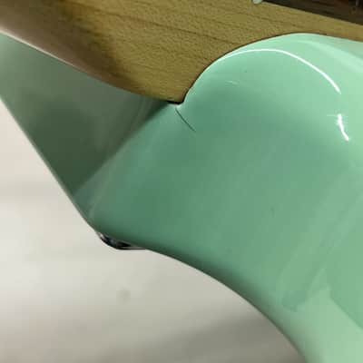 Squier Tom DeLonge Signature Stratocaster Strat Electric Guitar - Surfboard Green image 22