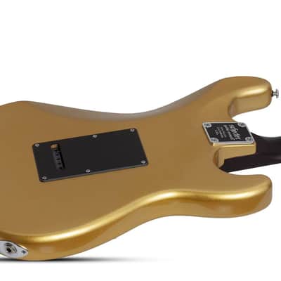 Schecter Nick Johnston Traditional HSS 10th Anniversary LH Atomic Saffron image 4
