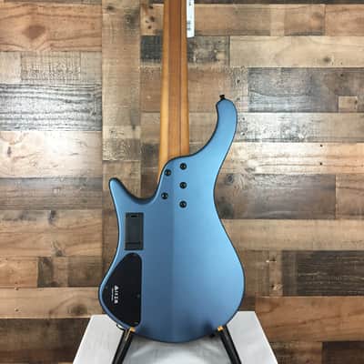 Ibanez EHB1005F Fretless 5-string Bass Guitar, Artic Ocean Matte, Gig Bag, 159 image 10