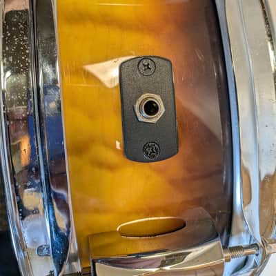Pearl Pro Snare Drum - Tobacco Burst with 1/4" Hookup image 3